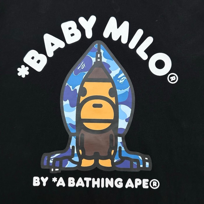 1:1 quality version Camouflage Hooded Rocket Milo Print Tee 6 colors 29345555