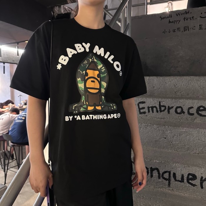 1:1 quality version Camouflage Hooded Rocket Milo Print Tee 6 colors 29345555