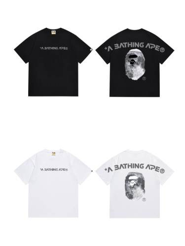 Ape Head Moon Letter Print Tee 2 colors 29345630