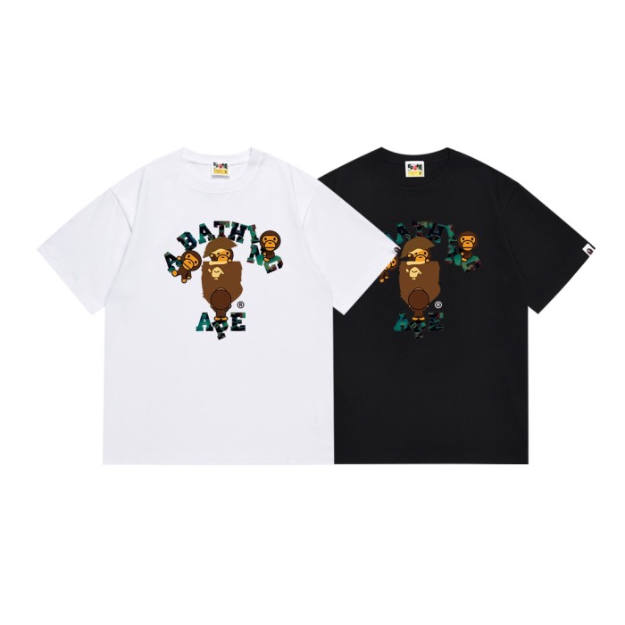 Climbing Letter Milo Flip Cover Ape Head Print Tee 4 colors 29345623