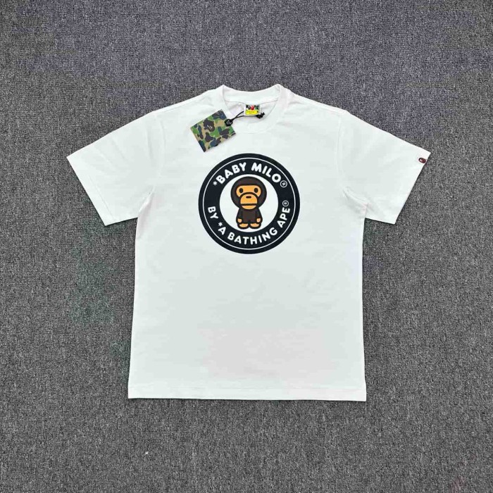 1:1 quality version Round Emblem Milo Print Tee 2 colors 29345560