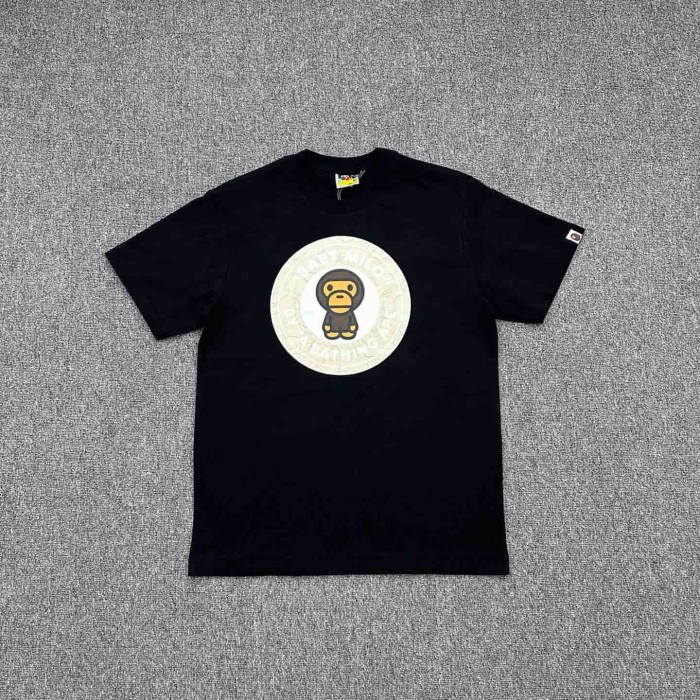 1:1 quality version Round Emblem Milo Print Tee 2 colors 29345560