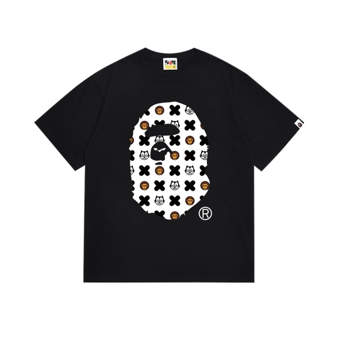 All Over Cross Symbol Wolf And Milo Print Tee 2 colors 29345619