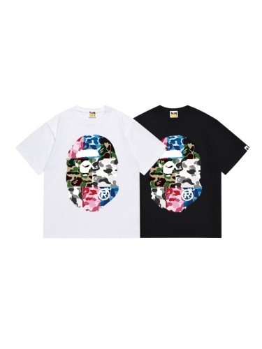 Camo Splicing Ape Head Print Tee 2 colors 29345621