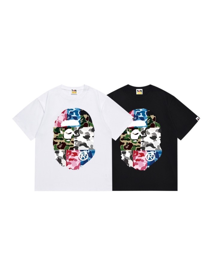 Camo Splicing Ape Head Print Tee 2 colors 29345621