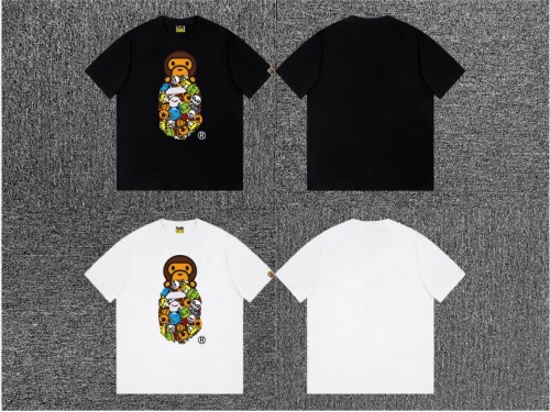 1:1 quality version Stacking Matryoshka Dolls Colorful Cartoon Milo Print Tee 2 colors 29345557