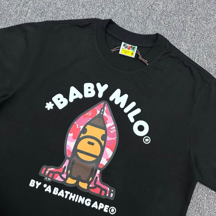 1:1 quality version Camouflage Hooded Rocket Milo Print Tee 6 colors 29345555