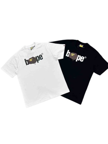 1:1 quality version Paint Drip Oblate Ape Head Print Tee 2 colors 29345559