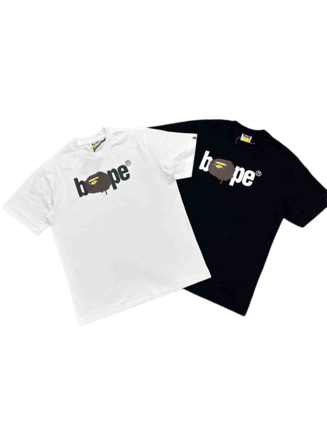 1:1 quality version Paint Drip Oblate Ape Head Print Tee 2 colors 29345559