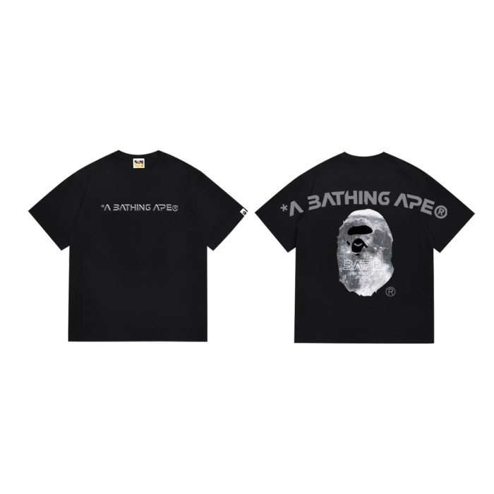 Ape Head Moon Letter Print Tee 2 colors 29345630