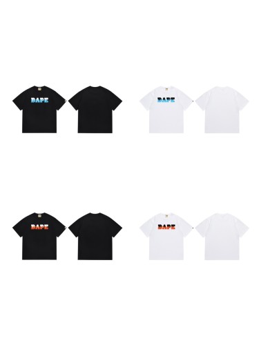 Burning Flame Logo Letter Print Tee 4 colors 29345624