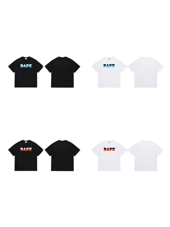 Burning Flame Logo Letter Print Tee 4 colors 29345624