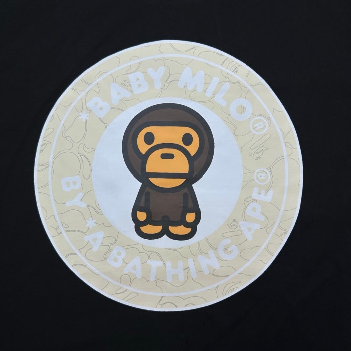 1:1 quality version Round Emblem Milo Print Tee 2 colors 29345560