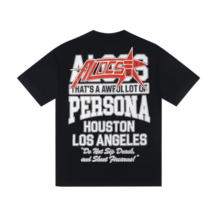 Y2K Vintage Campus Street Front Athletic Dept Phrase Back Star ALCSS City Text Art Print T-Shirt 2 colors 29345331