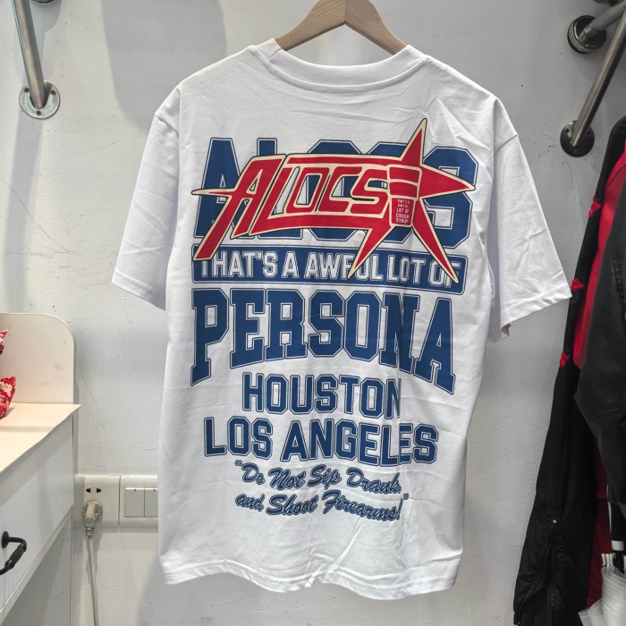 Y2K Vintage Campus Street Front Athletic Dept Phrase Back Star ALCSS City Text Art Print T-Shirt 2 colors 29345331
