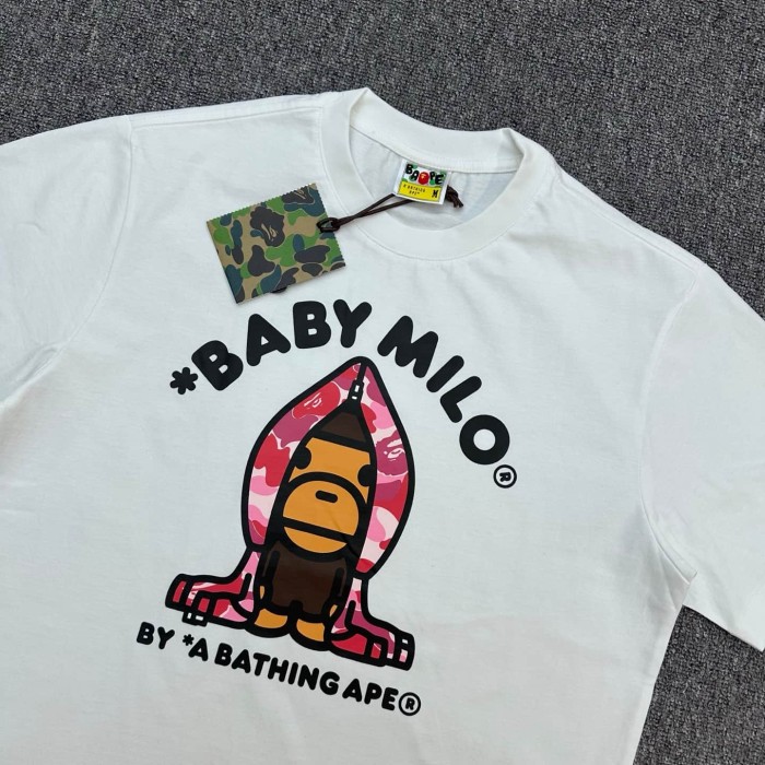 1:1 quality version Camouflage Hooded Rocket Milo Print Tee 6 colors 29345555