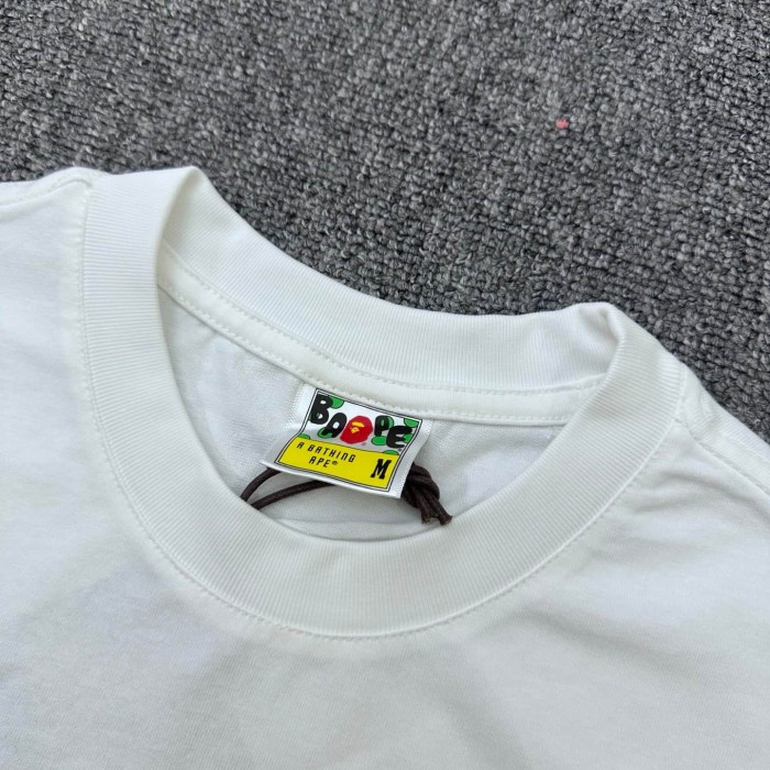1:1 quality version Paint Drip Oblate Ape Head Print Tee 2 colors 29345559