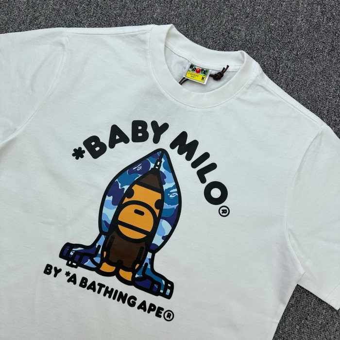 1:1 quality version Camouflage Hooded Rocket Milo Print Tee 6 colors 29345555