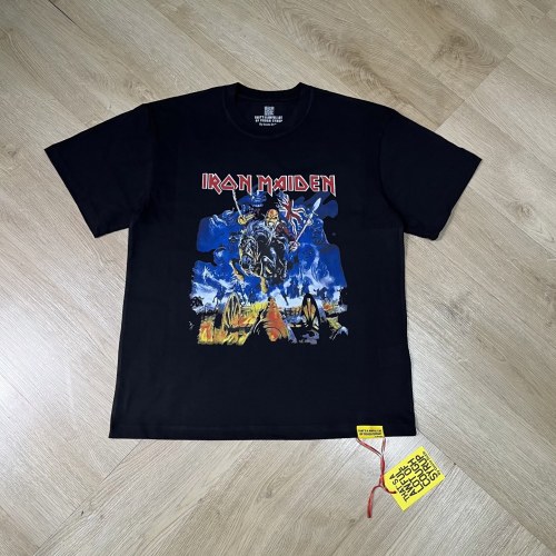 Heavy Metal Rock Streetwear Front Iron Maiden Skeleton Warrior Horse Battle Scene Band Logo Print T-Shirt 29345277