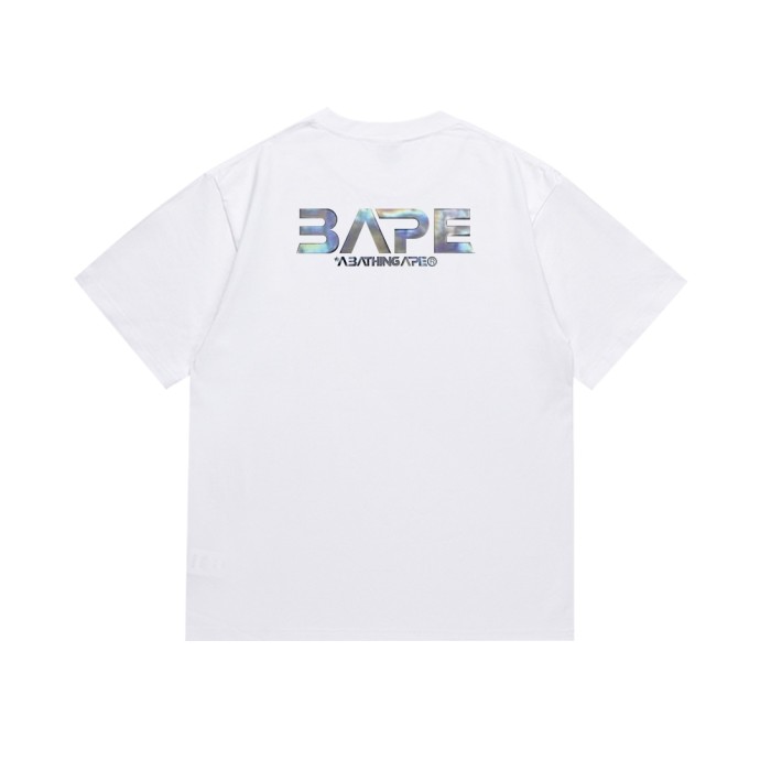Mid Autumn Moon Ape Head Laser UFO Print Tee 2 colors 29345631