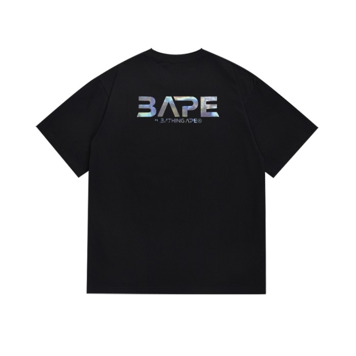 Mid Autumn Moon Ape Head Laser UFO Print Tee 2 colors 29345631