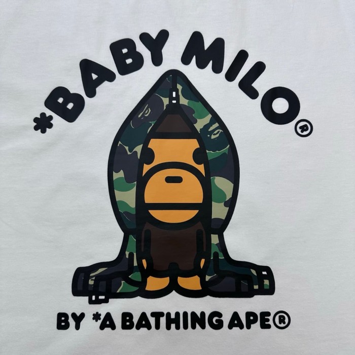 1:1 quality version Camouflage Hooded Rocket Milo Print Tee 6 colors 29345555