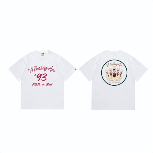 A Bathing Ape Bape END Co-branded 93 Letter Bowling Print Tee 29347615