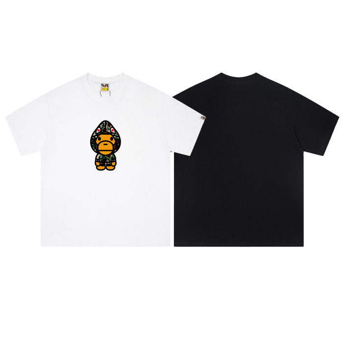 A Bathing Ape Bape Pointed Hat Shark Camouflage Milo Print Tee 6 colors 29348044