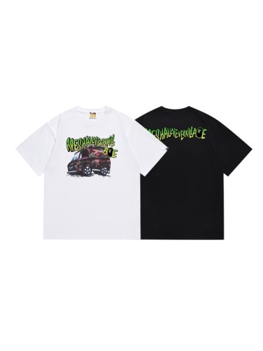 A Bathing Ape Bape Camo Car Graffiti Ape Head Letter Print Tee 2 colors 29348054