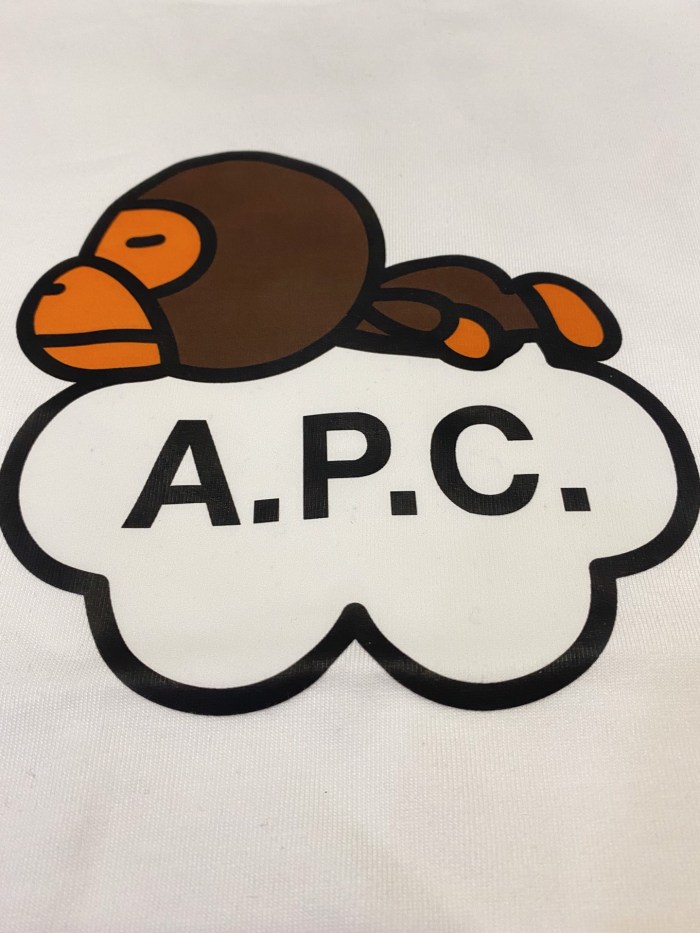 A Bathing Ape Bape A.P.C Co-branded Cloud Milo Print Tee 2 colors 29347614