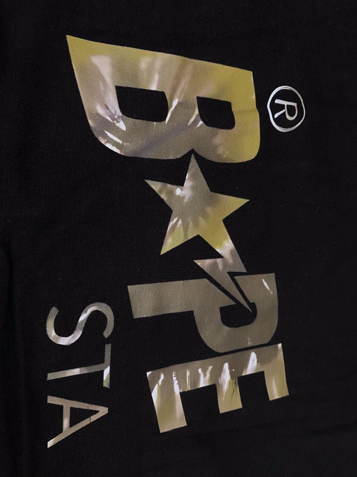 A Bathing Ape Bape Tie Dye Large Letter Star Print Tee 4 colors 29348079