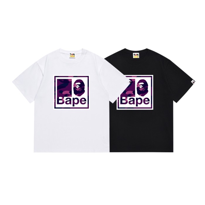 A Bathing Ape Bape Frame Divided Camo Ape Head Print Tee 6 colors 29347626