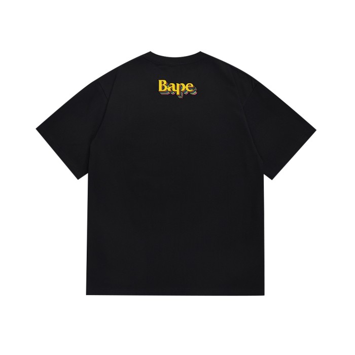 A Bathing Ape Bape Ape Head Color Letter 3D Stack Print Tee 2 colors 29348073