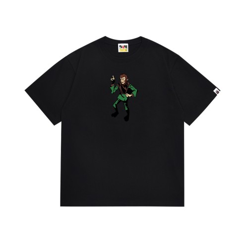A Bathing Ape Bape Cartoon Green Outfit Swordsman Ape Print Tee 2 colors 29348049
