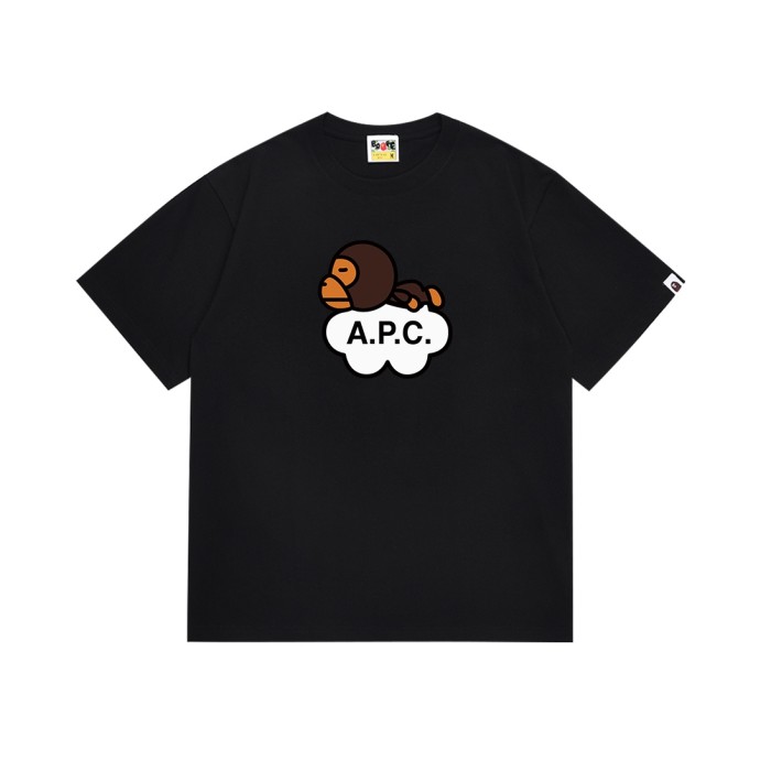 A Bathing Ape Bape A.P.C Co-branded Cloud Milo Print Tee 2 colors 29347614