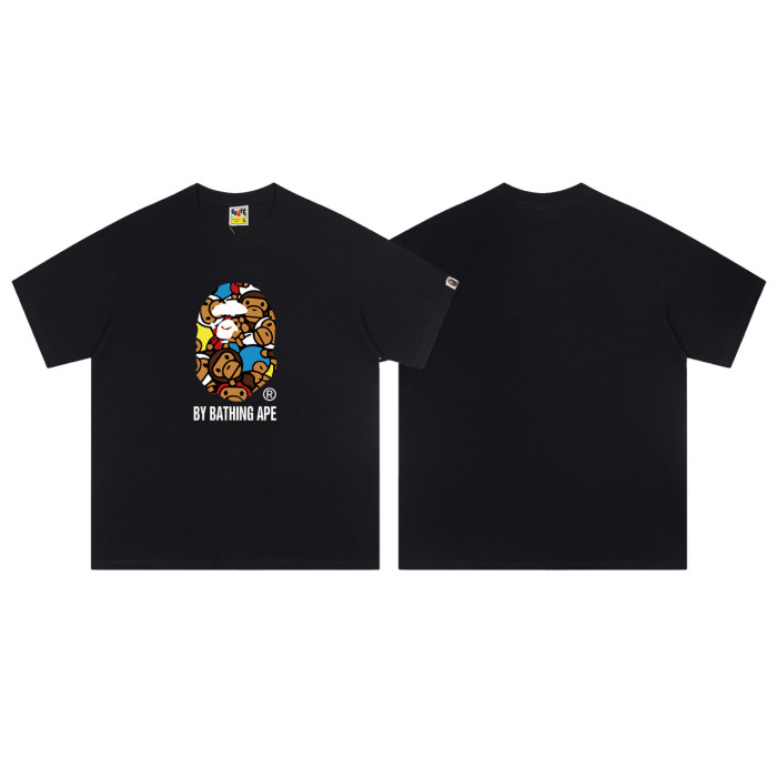 A Bathing Ape Bape Colorblock Multicolored Milo Ape Head Print Tee 2 colors 29347624