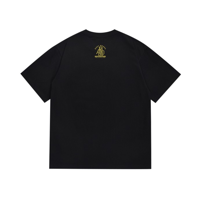 A Bathing Ape Bape Ape Head Pisces Letter Round Seal Print Tee 2 colors 29348077