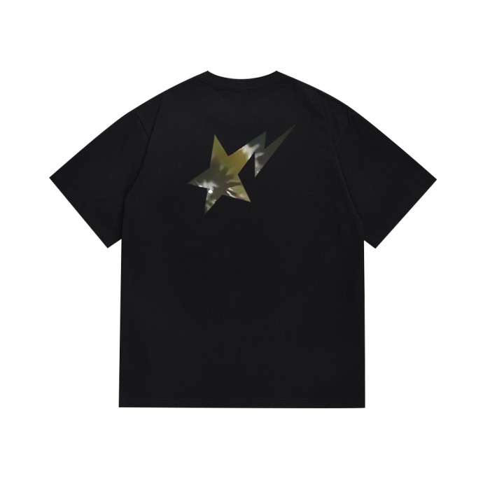 A Bathing Ape Bape Tie Dye Large Letter Star Print Tee 4 colors 29348079