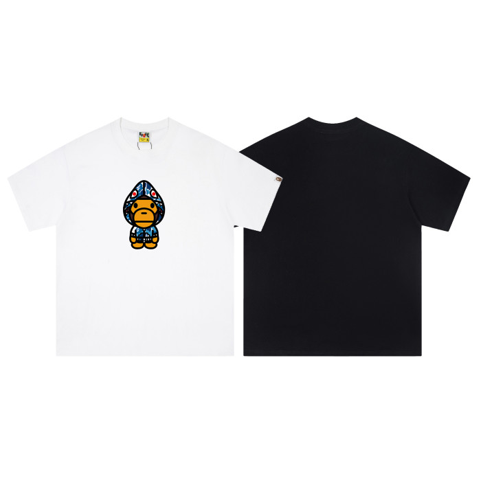 A Bathing Ape Bape Pointed Hat Shark Camouflage Milo Print Tee 6 colors 29348044