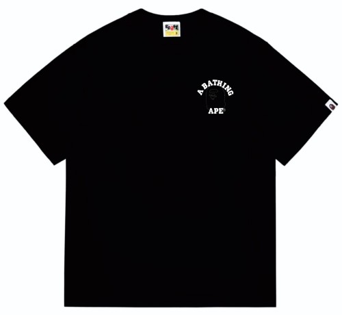 A Bathing Ape Bape Geometric Split Letter Line Ape Head Print Tee 2 colors 29348043