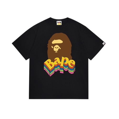 A Bathing Ape Bape Ape Head Color Letter 3D Stack Print Tee 2 colors 29348073