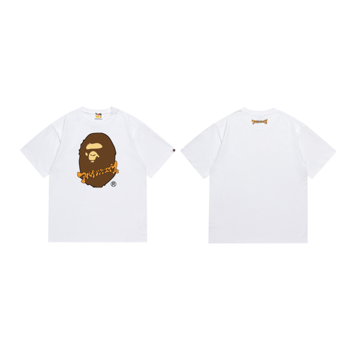 [50% Off]A Bathing Ape Bape Ape Head Japanese Katakana Print Tee 3 colors 29348076