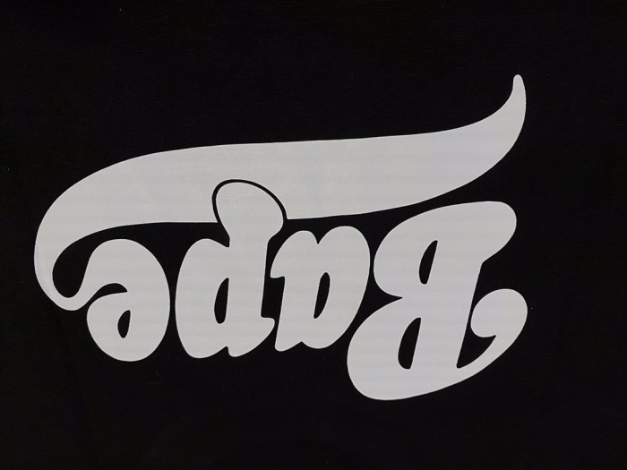 A Bathing Ape Bape Round Seal Letter Ape Head Print Tee 2 colors 29348072