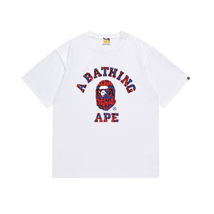 A Bathing Ape Bape Gradient Graffiti Letter Ape Head Print Tee 6 colors 29348046