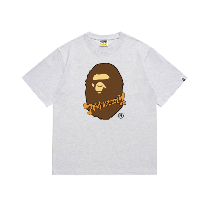 [50% Off]A Bathing Ape Bape Ape Head Japanese Katakana Print Tee 3 colors 29348076