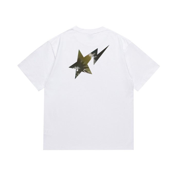 A Bathing Ape Bape Tie Dye Large Letter Star Print Tee 4 colors 29348079