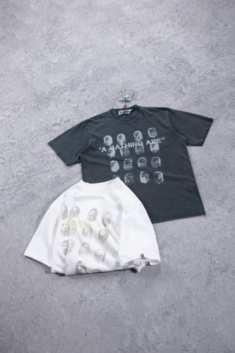 A Bathing Ape Bape Matrix Lunar Meteorite Ape Head Print Tee 2 colors 29348040