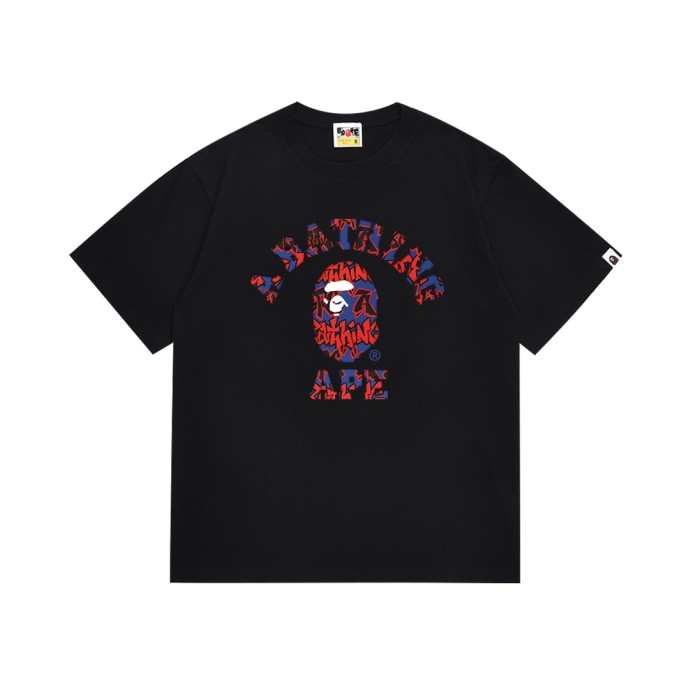A Bathing Ape Bape Gradient Graffiti Letter Ape Head Print Tee 6 colors 29348046
