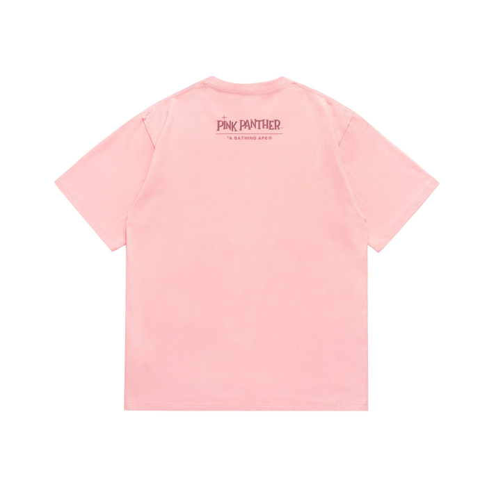 A Bathing Ape Bape Pink Panther Co-branded Cartoon Detective Ape Head Print Tee 3 colors 29347627
