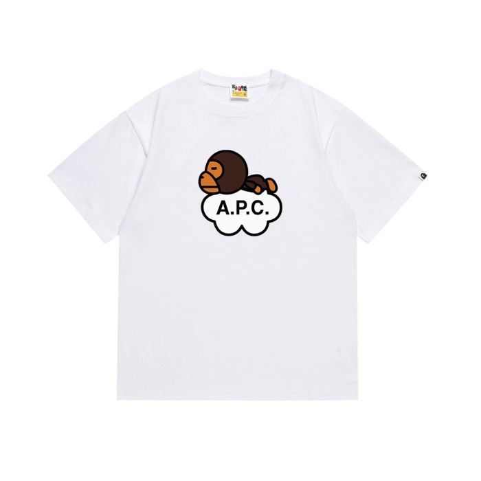 A Bathing Ape Bape A.P.C Co-branded Cloud Milo Print Tee 2 colors 29347614